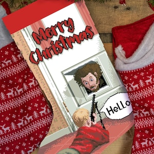 Funny Christmas Stocking Cross Stitch Pattern for beginner - Embroidery - Needlepoint Kits -holiday - pdf Instant Download-PT-1101