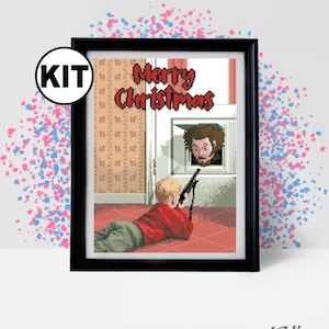 Kreuzstich Stickpackung - Film Kreuzstich Stickmuster - Stickmuster - Stickdatei Set - Weihnachts Kreuzstich Stickmuster - K-1126