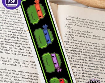 Cross stitch bookmark - gift for reader - book lover - for beginners - Embroidery - Needlepoint Kits - PT-1006