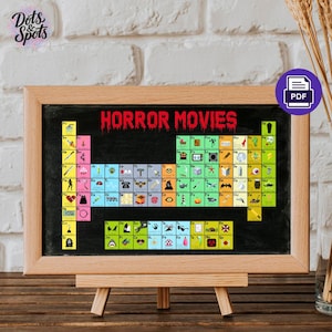 Bordado de punto de cruz de películas de terror - Halloween - Patrón grande - Bordado en grupo (SAL) - Bordado de películas antiguas - PT-1201