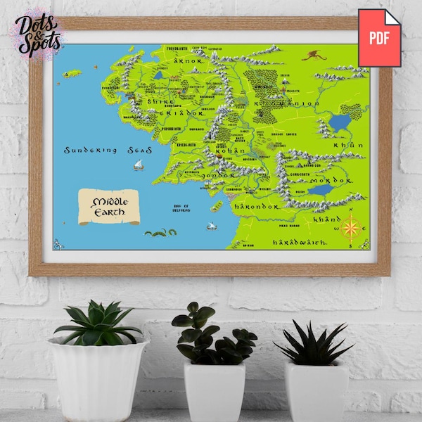 Mapa em Ponto Cruz: Stitchalong SAL (Download Digital) PT-1066