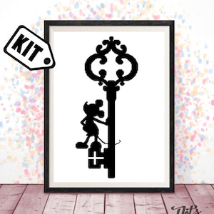 Kreuzstich Stickpackung für Anfänger - Nadelspitze - Sticken - Cartoon Kreuzstich Stickmuster - Love - einfach - K-287