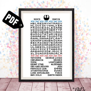 Padrão de ponto cruz - para iniciantes - Desenhos de bordado - Kits de agulha - silhueta - Padrão de ponto cruz de busca por palavras - PT-839