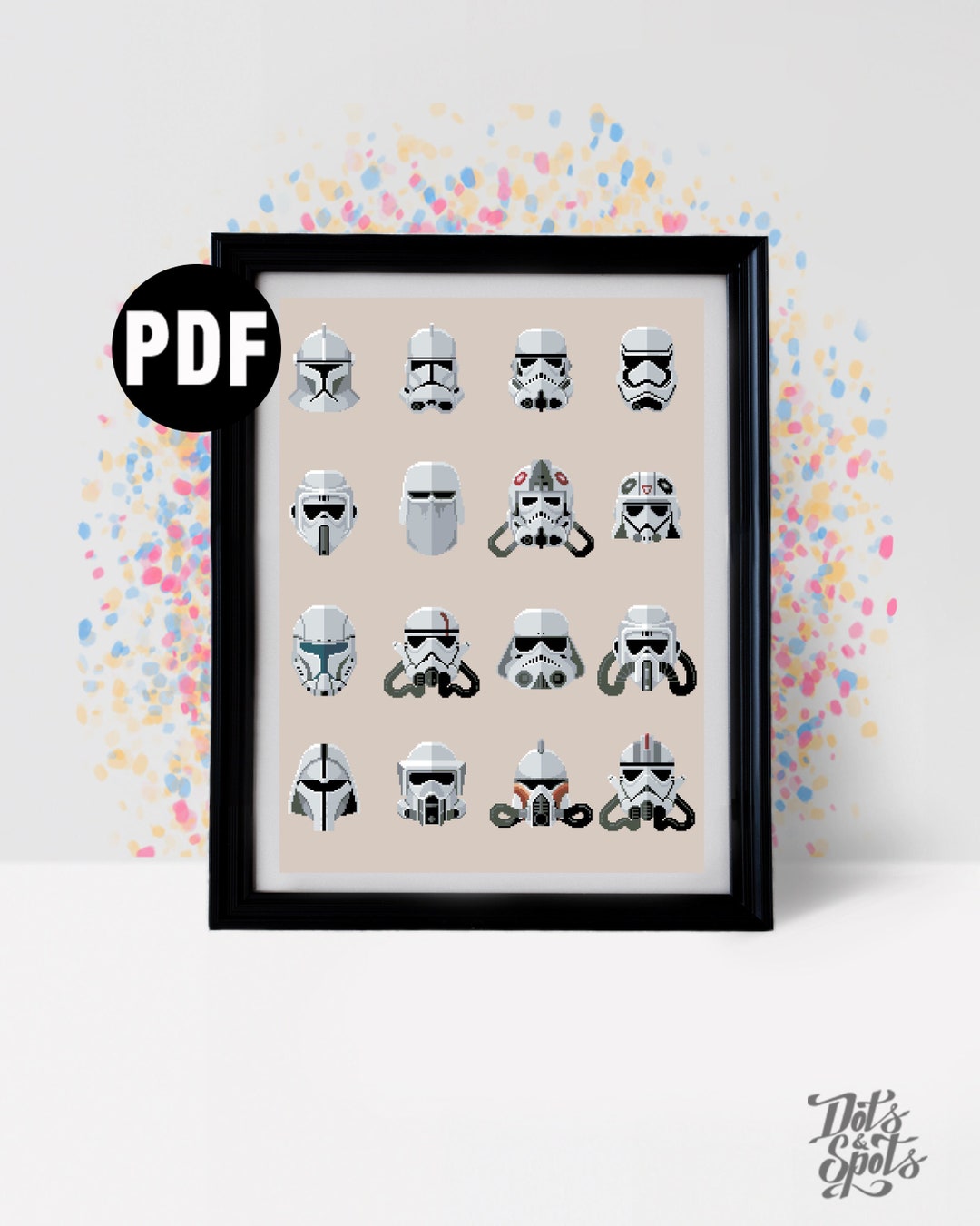 Movie Cross Stitch Pattern for Beginners - Embroidery - Needlepoint ...