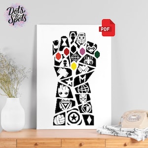 Cross stitch pattern - for beginners - Embroidery Designs - Needlepoint Kits - pdf Instant Download - easy-PT-236