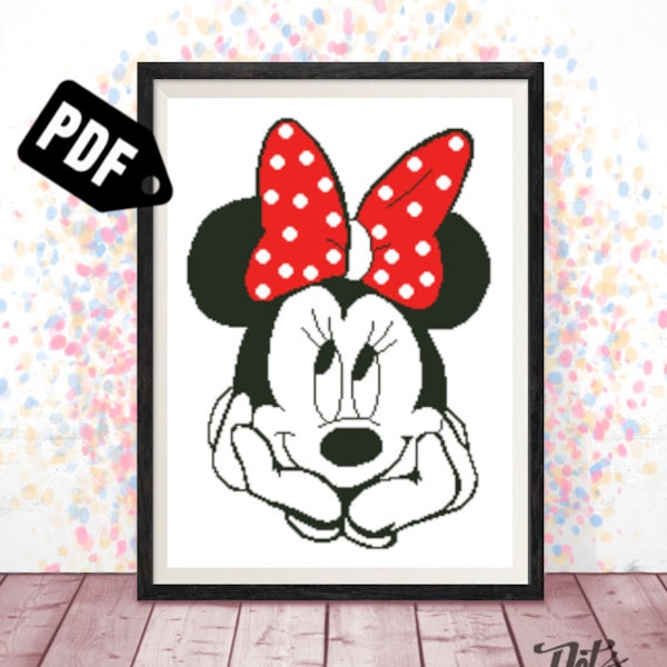 Cross stitch pattern - for beginners - Embroidery Designs - Needlepoint Kits - Cartoon - Animal - Modern-pdf Instant Download-easy-PT-174