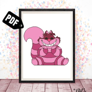Cartoon Kreuzstichvorlage - Stickdatei - für Anfänger - Stickdateien - Katze - Cartoon - Tier - Stickpackungen