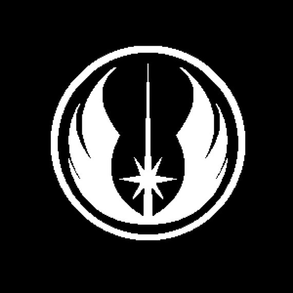 INSPIRED by Star Wars cross stitch pattern-Jedi Order symbol-Rebel symbol Imperial symbols Rebel Alliance Symbol-silhouette-PT-83