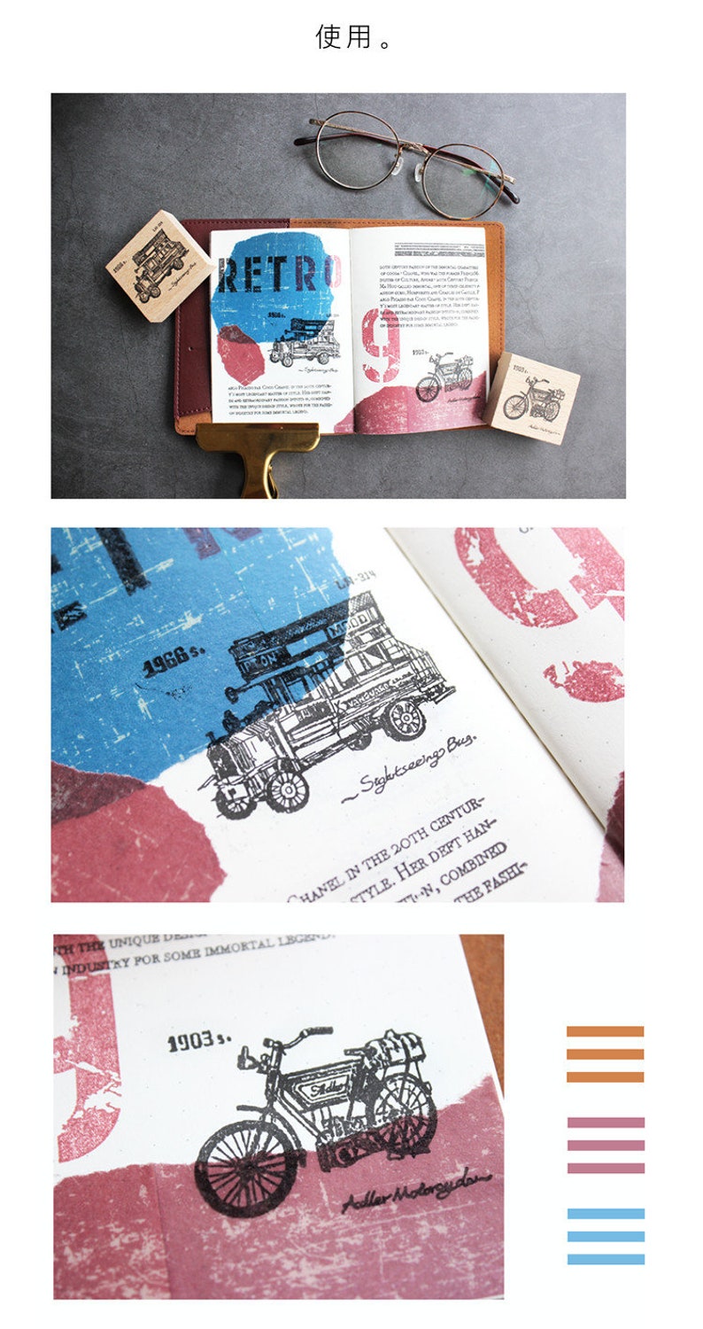 Rubber Stamps Rubber Stamps Vintage Rubber Stamp Set Wood Etsy