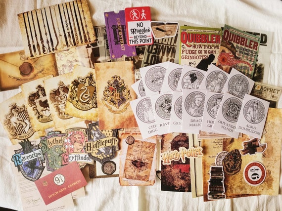 Harry Potter Junk Journal Spells & Charms Section - Project Idea