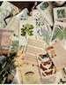 30pcs Junk Journal Kit, Botanical Scrapbook Paper Kit,Nature,Butterfly,Plants Vintage Journal Ephemera Pack, Postcards Wall Decoration,AL002 
