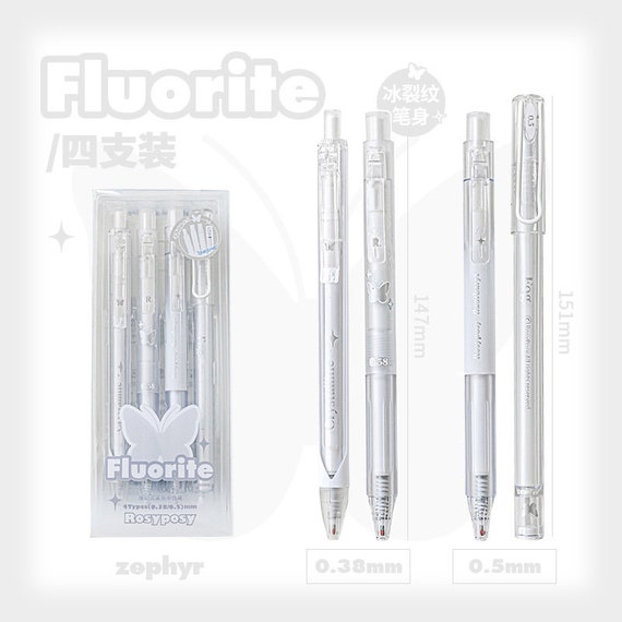 Ensemble de stylos gel Kawaii, stylo gel rétractable, stylos