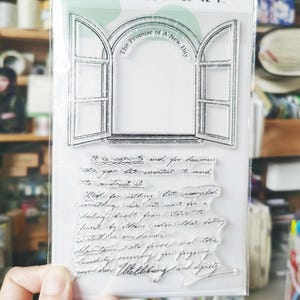 Sellos de goma para ventana, juego de sellos de goma, sello para bullet journal, diario basura, frase, estado de ánimo - 378