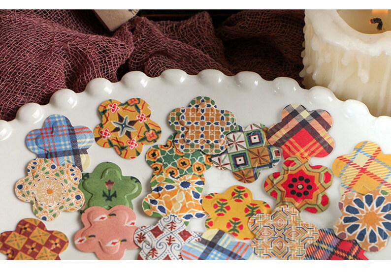 junk journal scrapbook paper| 3D Flowers themed Paper Sets 100pcspack junk journal kit journal ephemera