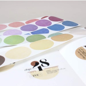 Grote stippen gestanste washitape, planner, junkjournaalkit, dagboekstickers voor Bullet Journal, plakboek, stemming-317