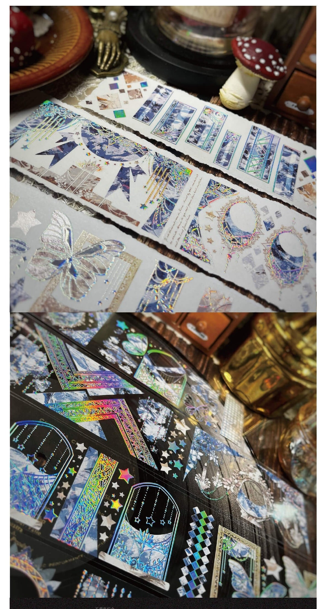 Winter PET Tape, Washi and Clear Tape, Kawaii Stickers, Junk Journal ...