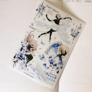 Schwarzes Gesicht Mädchen Aufkleber, Bullet Journal Aufkleber, Süße Aufkleber, Junk Journal Kit, GLACIER-02