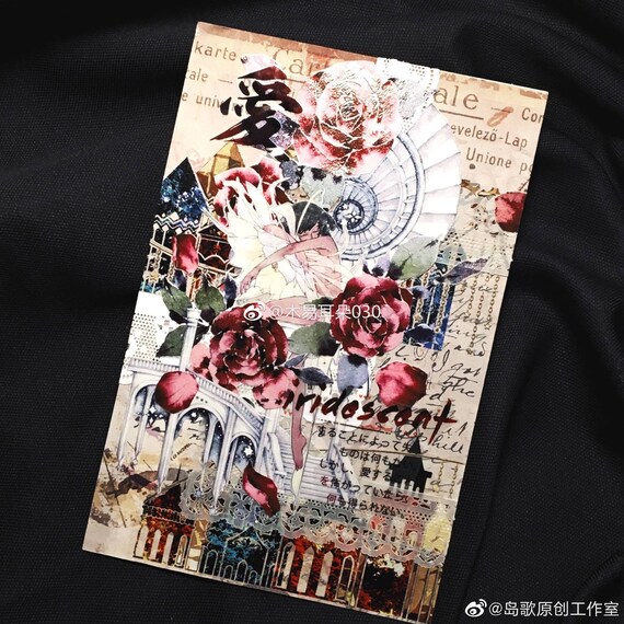 YUBX Washi Tape Ruban Adhésif Papier Décoratif Masking Tape Pour Scrapbooking Artisanat De Bricolage (Ocean