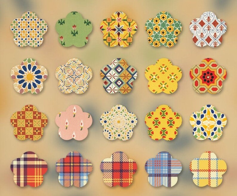 junk journal scrapbook paper| 3D Flowers themed Paper Sets 100pcspack junk journal kit journal ephemera