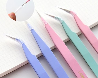 Pinzas adhesivas para diario, pinzas para manualidades, pinzas para agenda, pinzas decorativas para diario