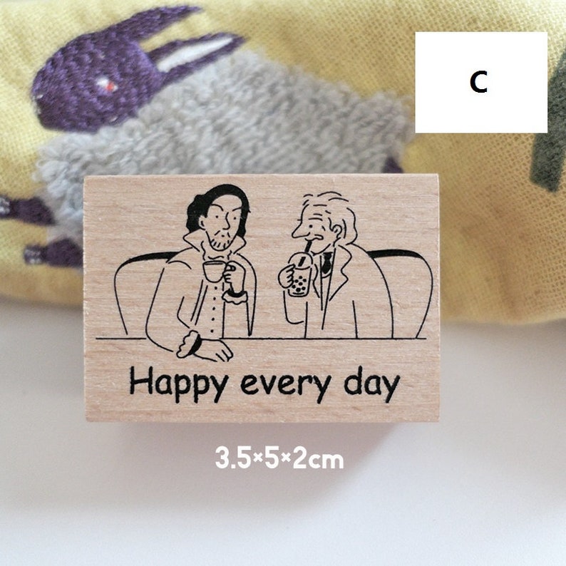 Rubber Stamps Rubber Stamps Vintage Rubber Stamp Set Wood Etsy