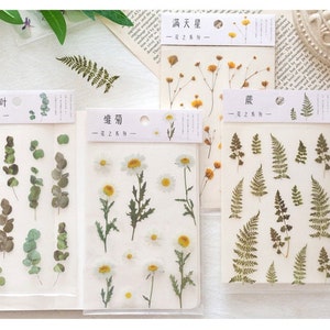 10 stuks planten plakboek stickersvel, vinyl dagboekstickers voor laptop, waterdichte stickers, AL555