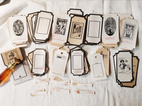Vintage Ephemera Pack, Cut Outs From Books for Collage