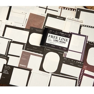 Blocco note con cornice per pellicola da 96 pezzi, blocco note, note adesive, AL916-2