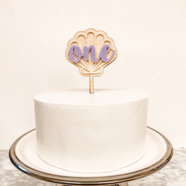 Seashell Cake Topper - Etsy