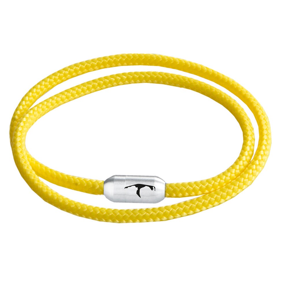 Bracciale Boho In Corda Vela Con Ancora E Cuore – Doppia Fila Intrecciata 8 Mm – Chiusura Magnetica – Lunghezza Regolabile 19-24 Cm