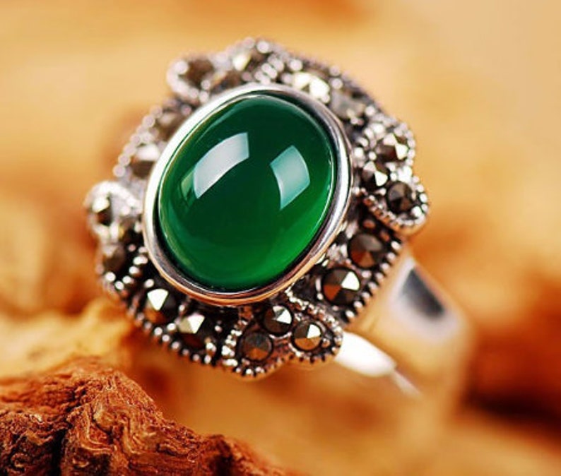 Natural Agate Ring,lady Ring,925 sterling Silver ring,Agate wedding ring,anniversary ring,Agate Jewelry,Beautiful Ring