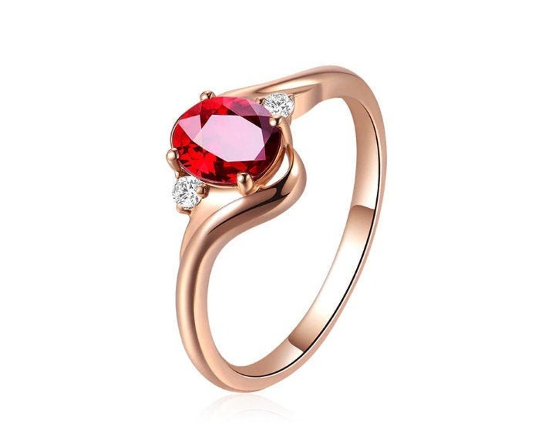 Lab Ruby Ring ,925 Jewelry,red Gemstone,wedding Ring,anniversary Ring