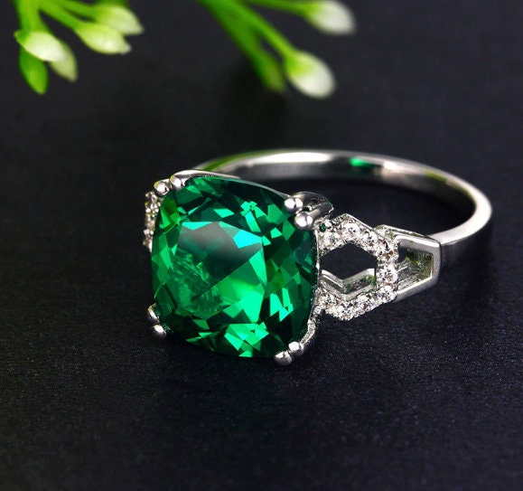 Emerald Ring925 Sterling Silver Ringwedding Giftgift for - Etsy