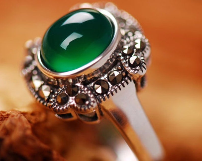 Natural Agate Ring,lady Ring,925 sterling Silver ring,Agate wedding ring,anniversary ring,Agate Jewelry,Beautiful Ring