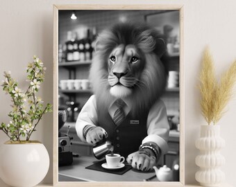 Vintage Coffee Art - Lion Coffee (high Resolution Downloadable