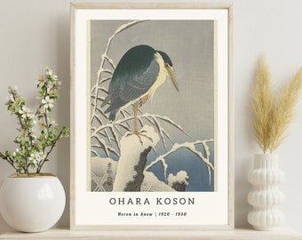 Ohara Koson Bird Print: Vintage Japanese Art (Digital Download)