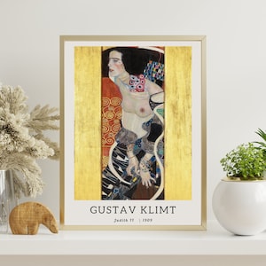 Gustav Klimt Print, Judith II, Gustav Klimt Wall Art, Digital Wall Art, Gustav Klimt Wall Art, Gustav Klimt Digital Print, Digital Download