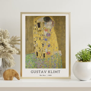 Gustav Klimt Print, Gustav Klimt The Kiss , Gustav Klimt Wall Art, Digital Wall Art, Gustav Klimt Wall Art, Gustav Klimt Digital Print