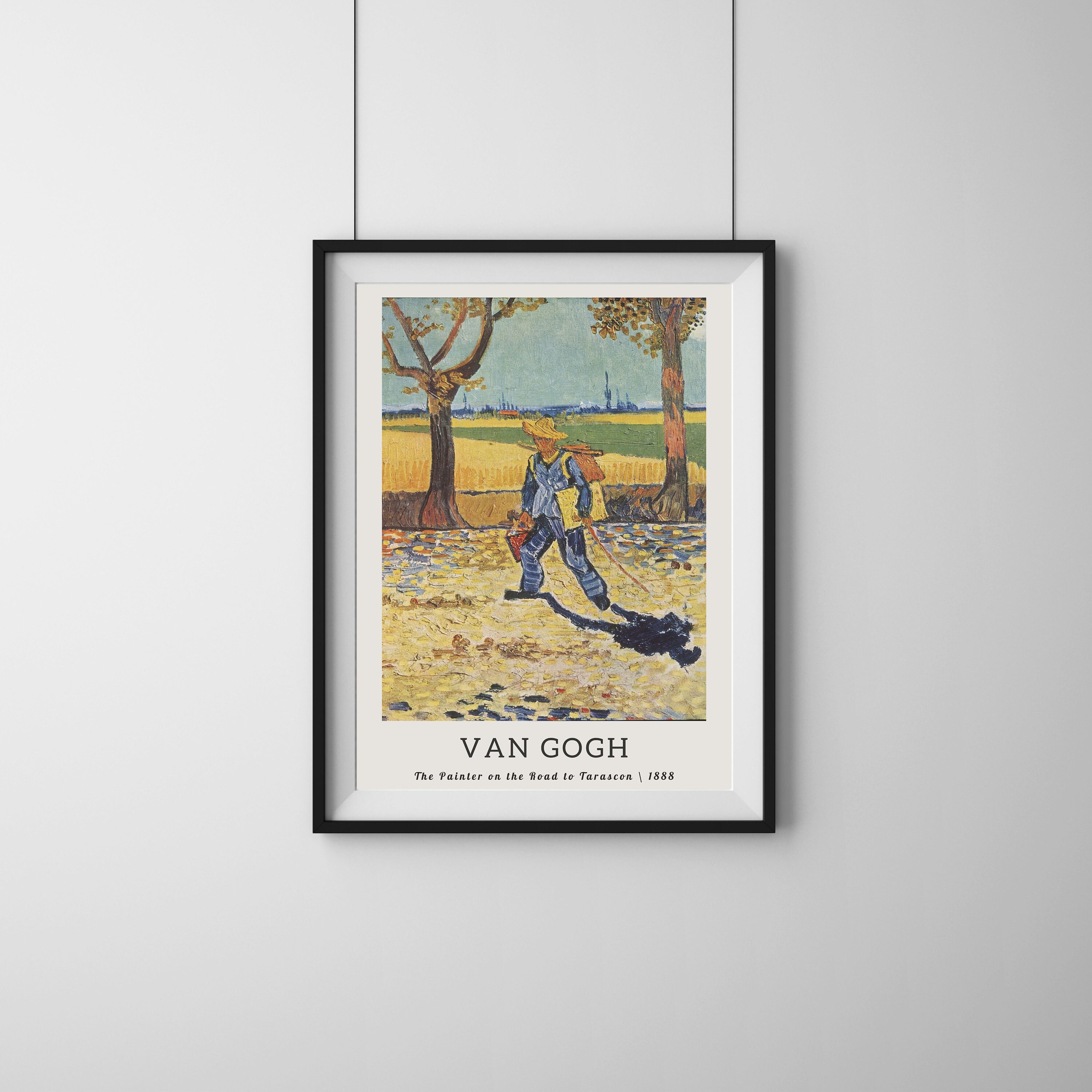Van Gogh Art Print: Painter on the Road to Tarascon (digital