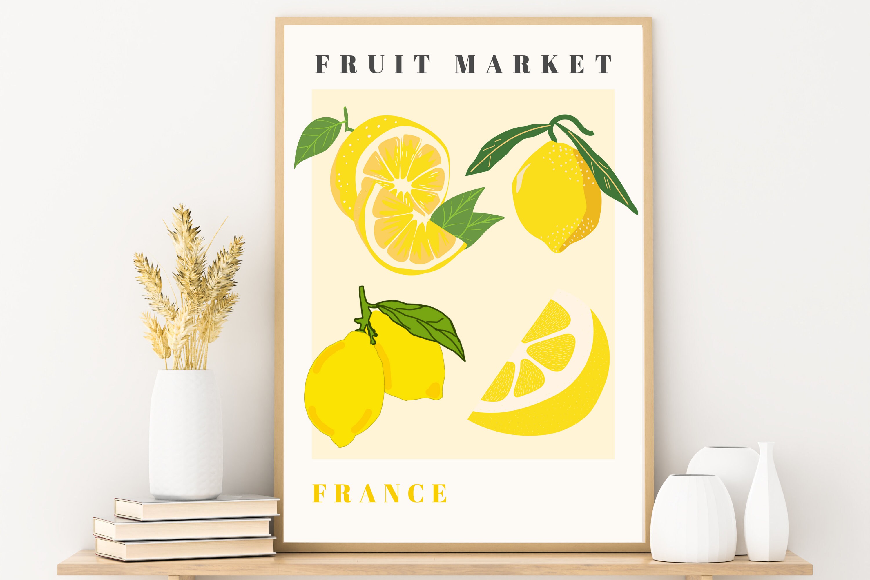 Kitchen Printable Wall Art fruit Poster Set of 3 Fruit Market Poster Kitchen Printable Wall Art fruit Poster Set of 3 Fruit Market Poster