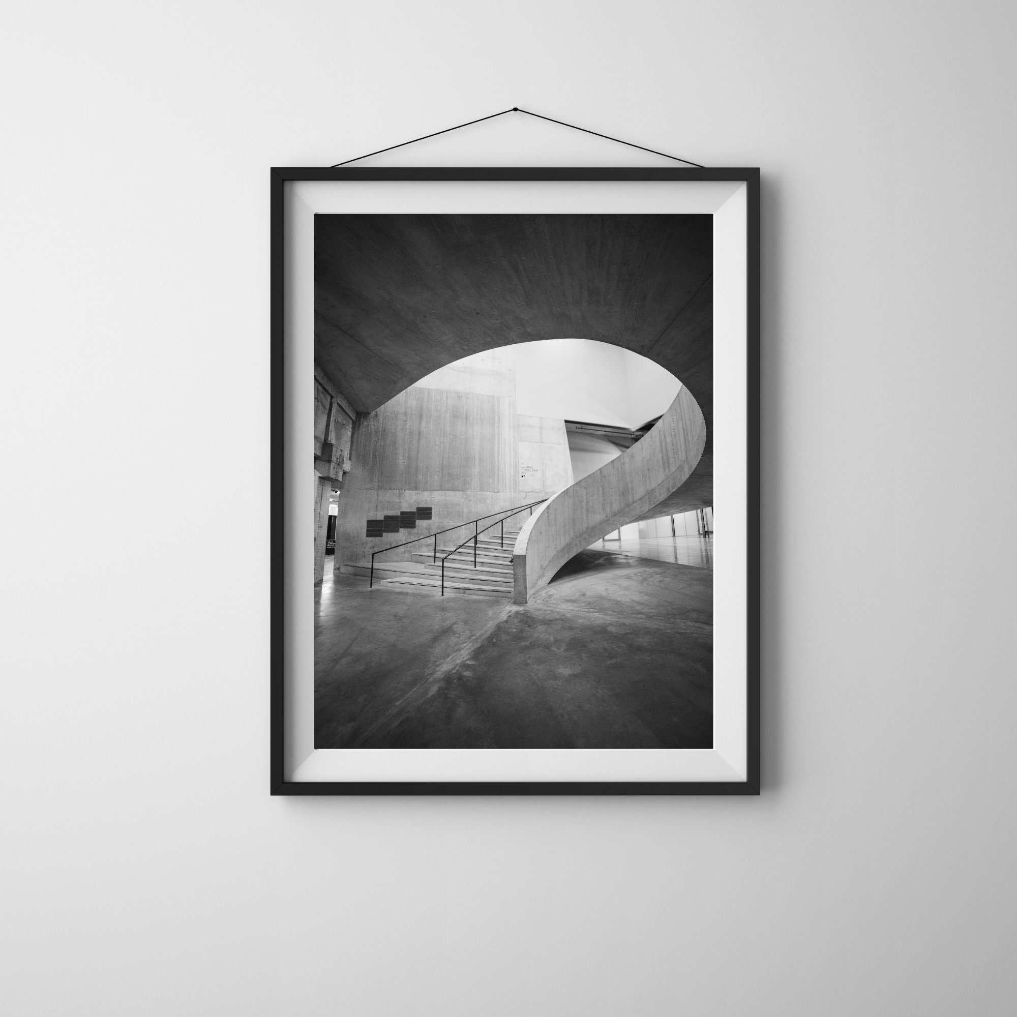 Black White Architectural Wall Art, Black White Wall Art, Black White