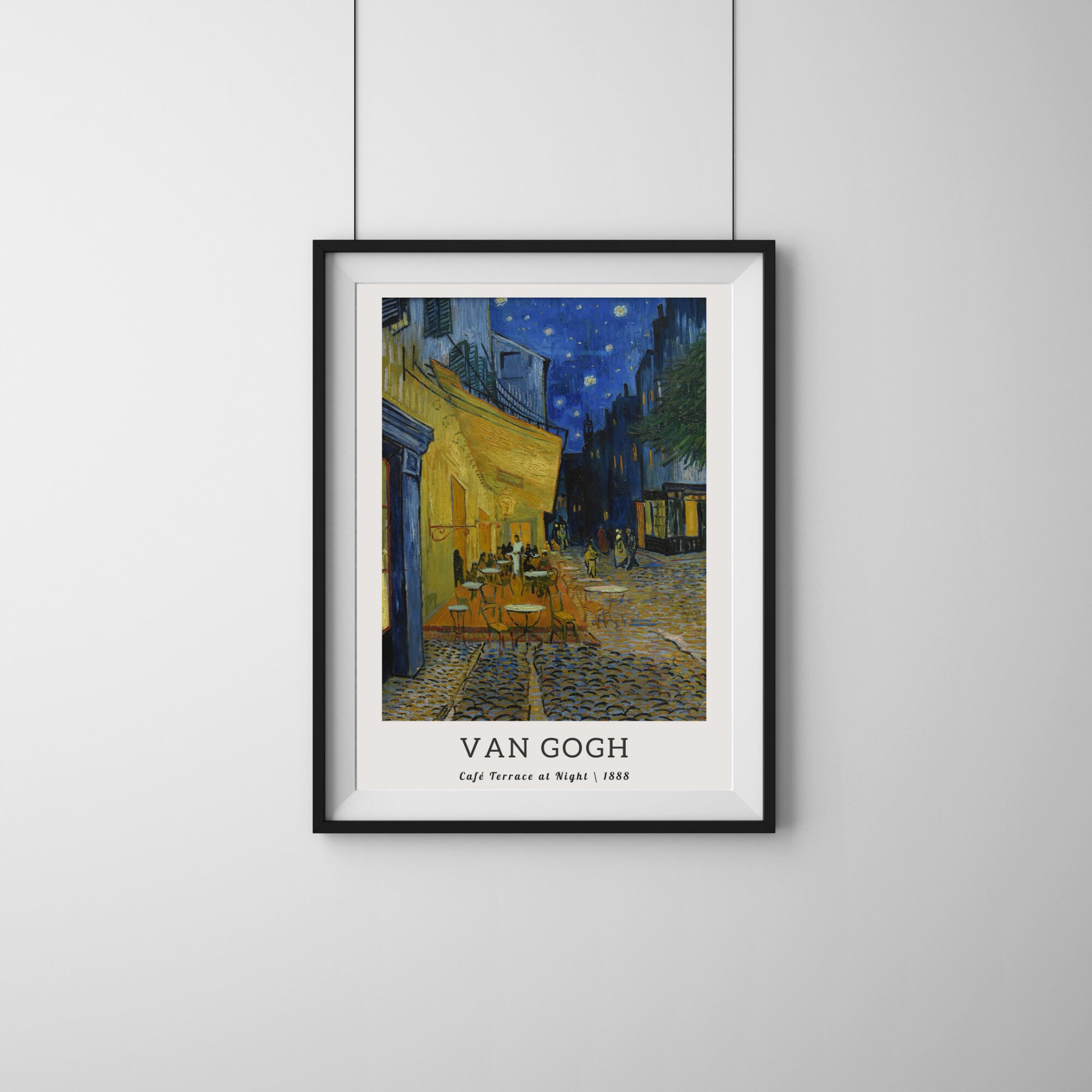 Van Gogh Cafe Terrace at Night Vintage Art Print (digital Download