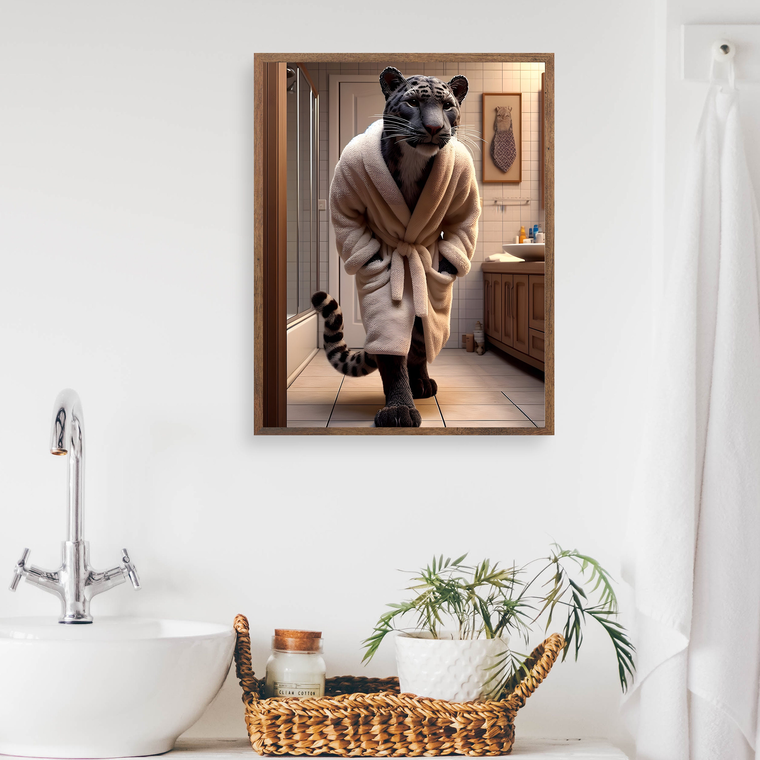 Panther Print, Canvas muurkunst, mooie ingelijste kunst voor woonkamer en slaapkamer, hoogwaardige fotoprints voor muren, ontwerp met beroemde plek
