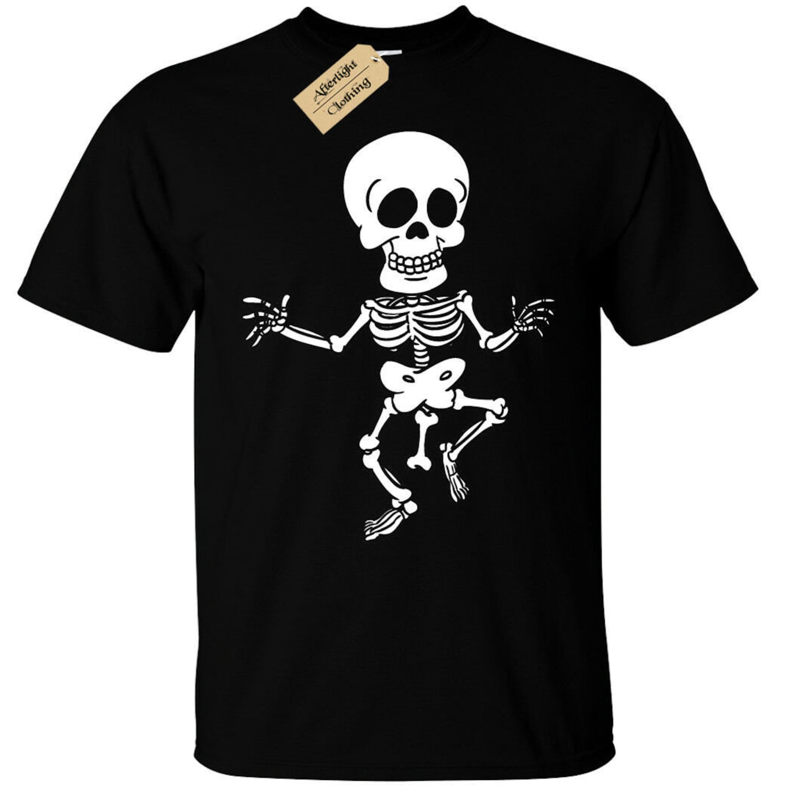 Rude Skeleton T-Shirt Funny mens bones joke tee top | Etsy