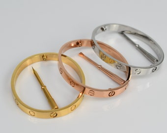 cartier nail bracelet etsy