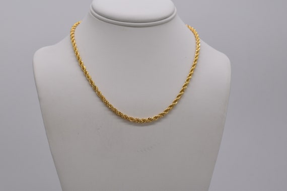 Goldtone 4mm 18 Inch Rope Chain Necklace -  Canada