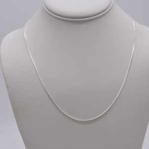 Sterling Silver 2mm Snake Chain Necklace - Available in 18, 20, 22, 24 Inches