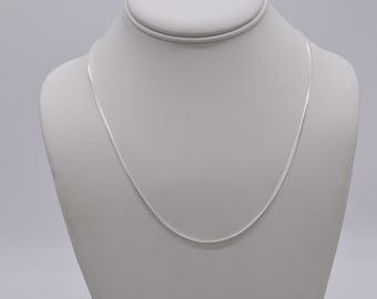 Sterling Silver 2mm Snake Chain Necklace - Available in 18, 20, 22, 24 Inches