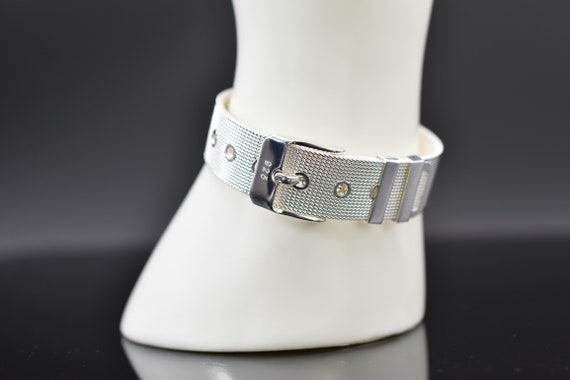 Fashionable Belt Design 925 Sterling Silver 10mm and 14mm  display picture 3