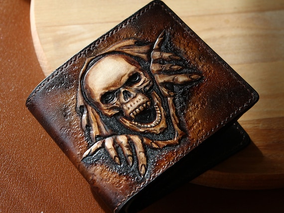 Cartera hombre calavera sale